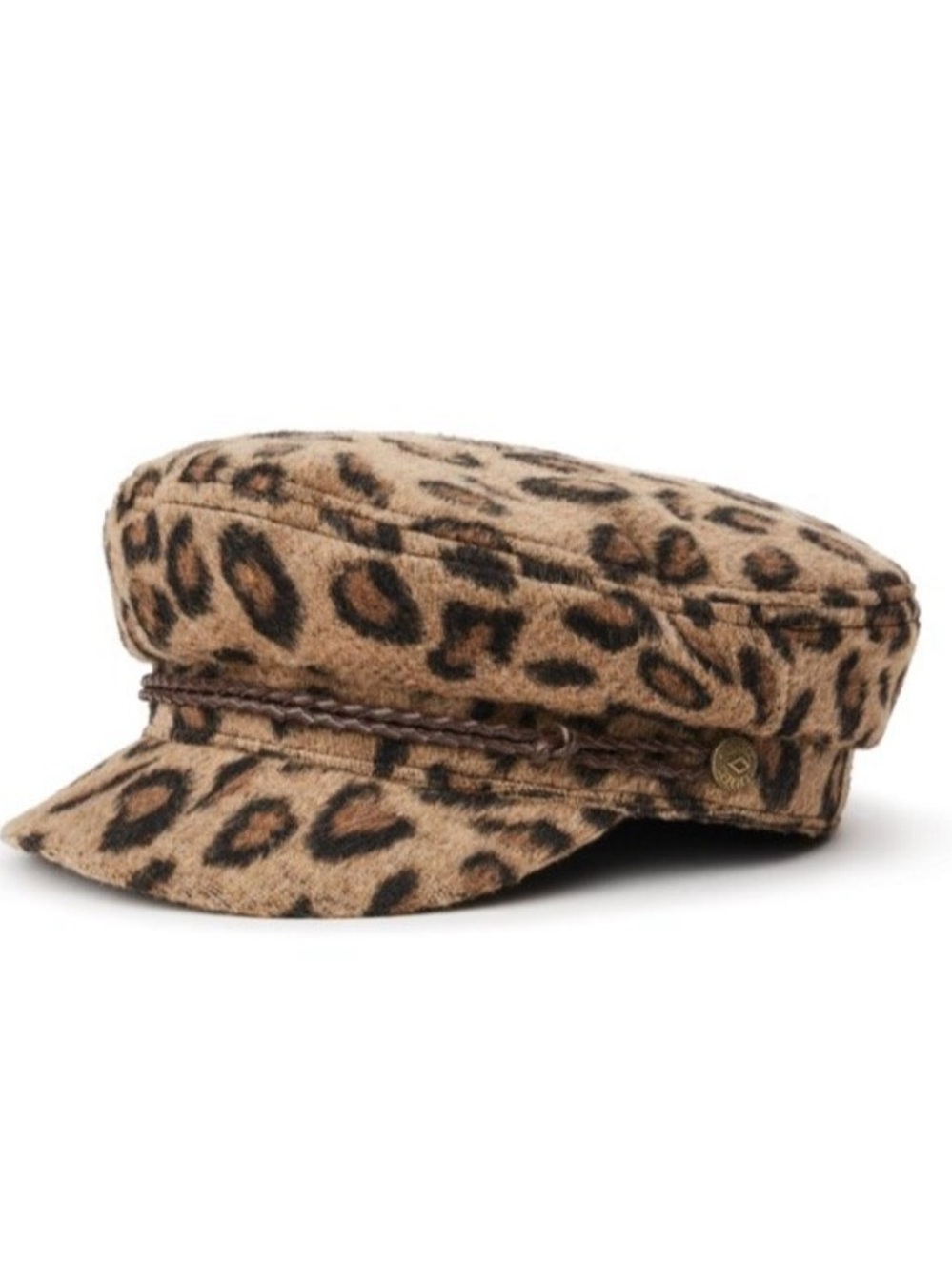 Brixton Fiddler Hat / Cap - Leopard- Size L NWT